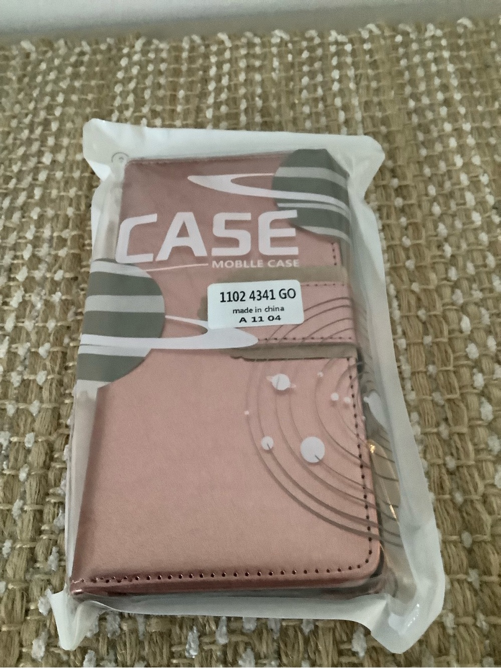 Wallet Phone Case - Rose Gold Folio with Card Slots